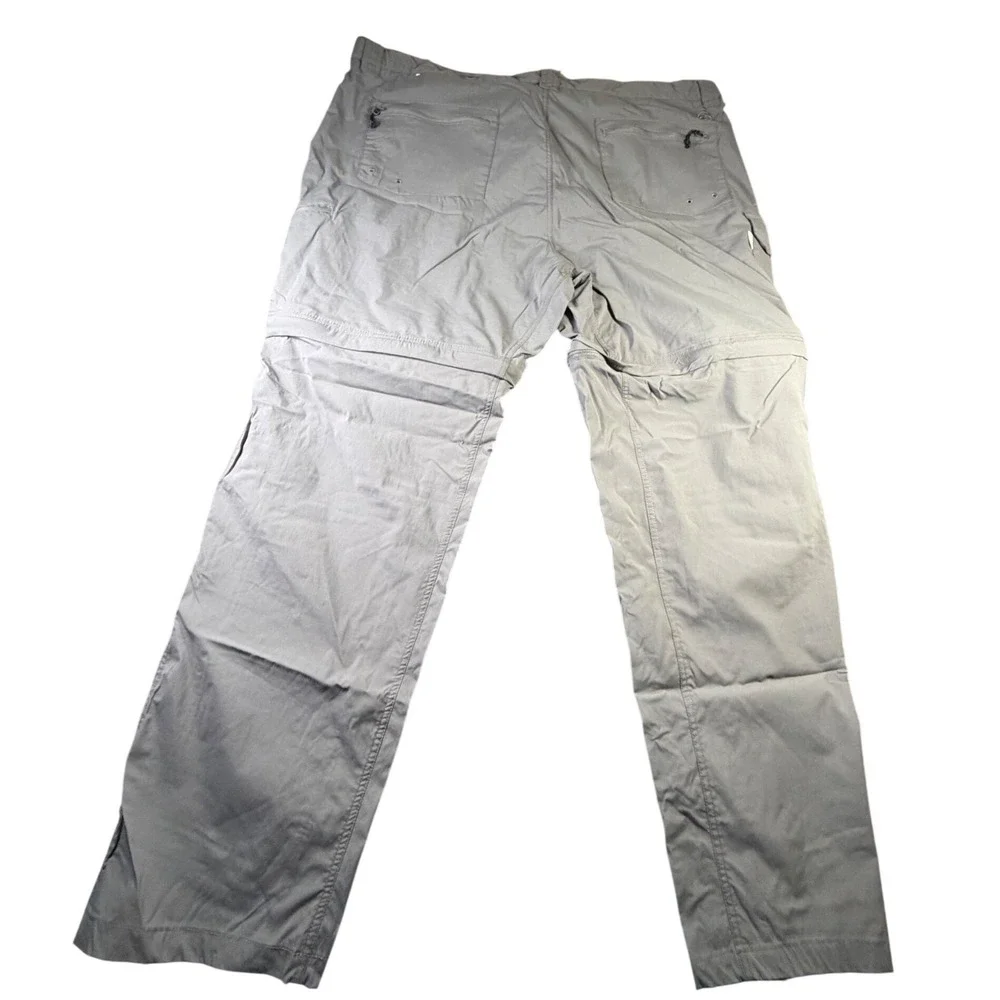 Magellan Outdoors Fish Gear Mens 3XL Gray Convertible‎ Cargo Pants Water Rep. K1